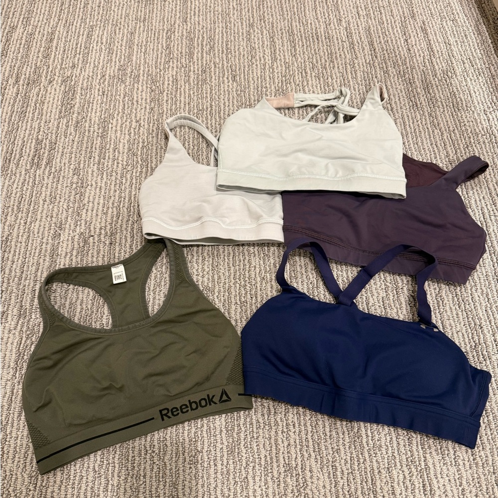 lululemon athletica Sports Bra Set - Olive, Navy, Purple, White
